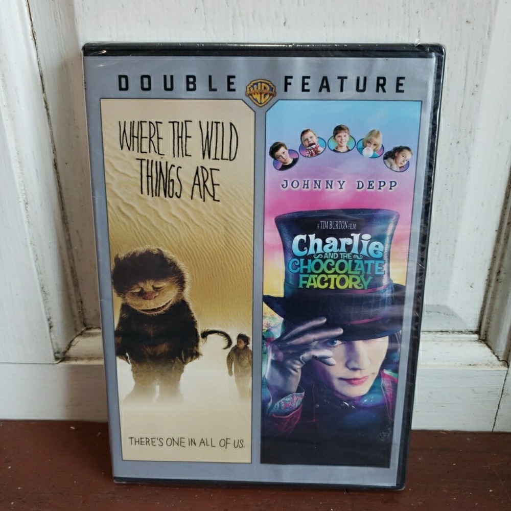 Where the Wild Things‎ Are / Charlie and the Chocolate Factory DVD 2012 NEW